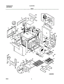 07 - Body parts for Frigidaire Range GLCS378DBA from AppliancePartsPros.com
