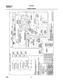 12 - Wiring Diagram parts for Frigidaire Range GLCS378DBA from AppliancePartsPros.com