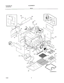 05 - Body parts for Frigidaire Range GLED388CSB from AppliancePartsPros.com