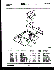 05 - Burner Box Parts parts for Frigidaire Range GP32BEL0 from AppliancePartsPros.com