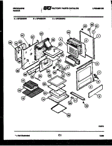 07 - Body Parts parts for Frigidaire Range GP32BEL0 from AppliancePartsPros.com