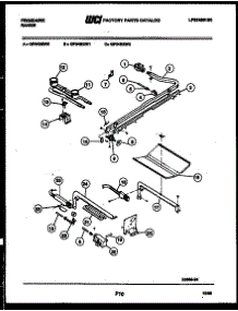 03 - Burner, Manifold And Gas Control parts for Frigidaire Range GP34BEL0 from AppliancePartsPros.com