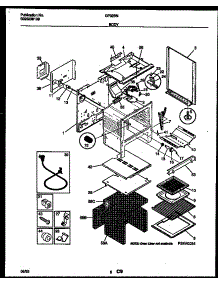 04 - Body Parts parts for Frigidaire Range GP32BNL7 from AppliancePartsPros.com