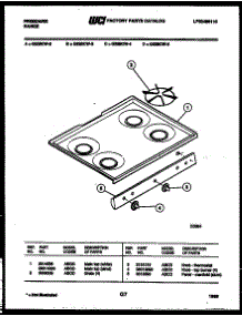03 - Cooktop Parts parts for Frigidaire Range G32BCW3 from AppliancePartsPros.com