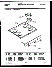 03 - Cooktop Parts parts for Frigidaire Range GCG32CW3 from AppliancePartsPros.com