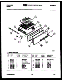 05 - Broiler Drawer Parts parts for Frigidaire Range GG26PCL4 from AppliancePartsPros.com