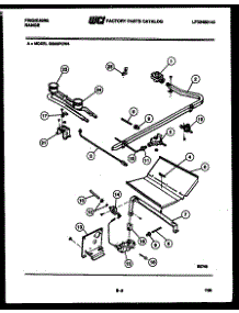 07 - Burner, Manifold And Gas Control parts for Frigidaire Range GG26PCL4 from AppliancePartsPros.com