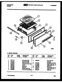 05 - Broiler Drawer Parts parts for Frigidaire Range GG46CW3 from AppliancePartsPros.com