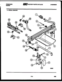 06 - Burner, Manifold And Gas Control parts for Frigidaire Range GG46CW3 from AppliancePartsPros.com