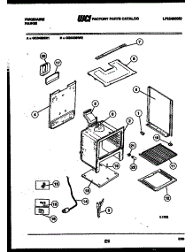 07 - Body Parts parts for Frigidaire Range GG34BNW2 from AppliancePartsPros.com