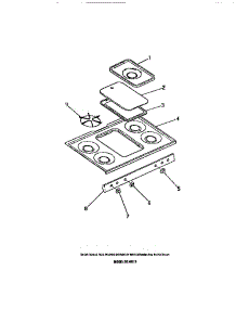 14 - Cook Top, Knobs parts for Frigidaire Range GG46CL1 from AppliancePartsPros.com
