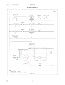 10 - Wiring Schematic parts for Frigidaire Range GLEF369DQA from AppliancePartsPros.com