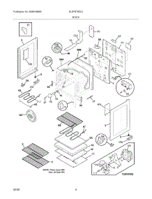 05 - Body parts for Frigidaire Range GLEFS79DCJ from AppliancePartsPros.com