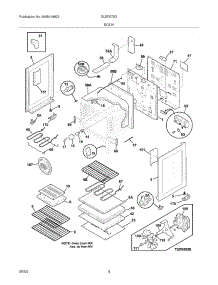 05 - Body parts for Frigidaire Range GLEFS79DSA from AppliancePartsPros.com
