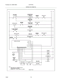 10 - Wiring Schematic parts for Frigidaire Range GLEF379DCA from AppliancePartsPros.com
