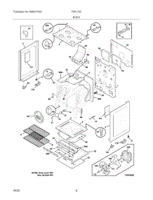 07 - Body parts for Frigidaire Range FGFL79DSE from AppliancePartsPros.com