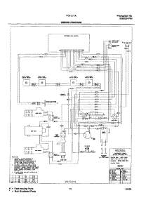 13 - Wiring Diagram parts for Frigidaire Range FGFL77AQE from AppliancePartsPros.com