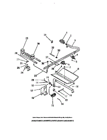 28 - Burners, Ignitors, Controls parts for Frigidaire Range GG32PCW1 from AppliancePartsPros.com