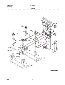 05 - Burner parts for Frigidaire Range GLCS376ASC from AppliancePartsPros.com