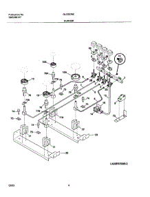 05 - Burner parts for Frigidaire Range GLCS376CBA from AppliancePartsPros.com