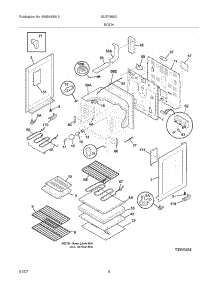 05 - Body parts for Frigidaire Range GLEF369DBJ from AppliancePartsPros.com