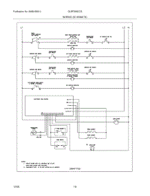 10 - Wiring Schematic parts for Frigidaire Range GLEF369DCG from AppliancePartsPros.com