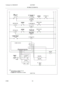 10 - Wiring Schematic parts for Frigidaire Range GLEF369DBD from AppliancePartsPros.com