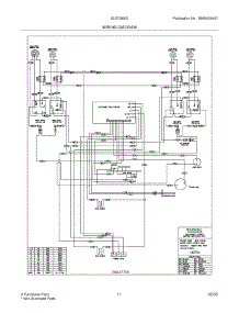 11 - Wiring Diagram parts for Frigidaire Range GLEF369DBD from AppliancePartsPros.com