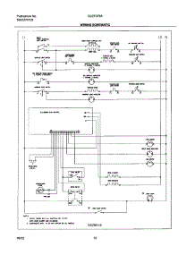 10 - Wiring Schematic parts for Frigidaire Range GLEF378AQF from AppliancePartsPros.com