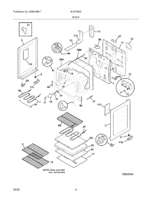 05 - Body parts for Frigidaire Range GLEF369DSH from AppliancePartsPros.com