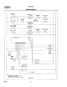 10 - Wiring Schematic parts for Frigidaire Range GLEF378CQA from AppliancePartsPros.com