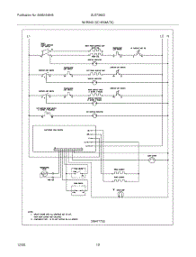 12 - Wiring Schematic parts for Frigidaire Range GLEF369DSF from AppliancePartsPros.com