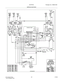 11 - Wiring Diagram parts for Frigidaire Range GLEF378CBC from AppliancePartsPros.com