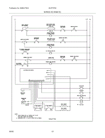 12 - Wiring Schematic parts for Frigidaire Range GLEF379DSF from AppliancePartsPros.com