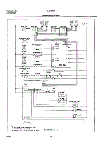 10 - Wiring Schematic parts for Frigidaire Range GLEF396AQD from AppliancePartsPros.com