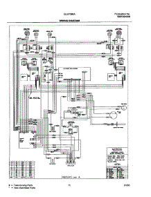 11 - Wiring Diagram parts for Frigidaire Range GLEF396AQD from AppliancePartsPros.com