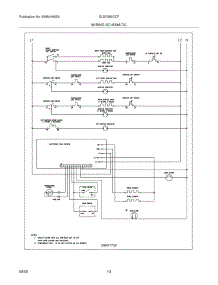 10 - Wiring Schematic parts for Frigidaire Range GLEF369DCF from AppliancePartsPros.com