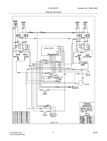 11 - Wiring Diagram parts for Frigidaire Range GLEF369DCF from AppliancePartsPros.com