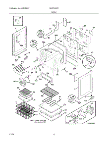 05 - Body parts for Frigidaire Range GLEFM397DBE from AppliancePartsPros.com