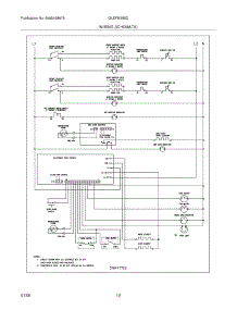 12 - Wiring Schematic parts for Frigidaire Range GLEFM385DSF from AppliancePartsPros.com
