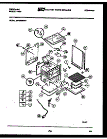 06 - Body Parts parts for Frigidaire Range GPG38BNW1 from AppliancePartsPros.com