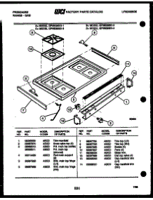 03 - Cooktop Parts parts for Frigidaire Range GPM638BDL3 from AppliancePartsPros.com
