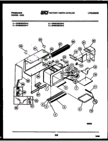 09 - Upper Body Parts parts for Frigidaire Range GPM638BDL7 from AppliancePartsPros.com