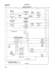 10 - Wiring Schematic parts for Frigidaire Range GSE3WZBCA from AppliancePartsPros.com