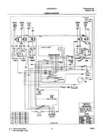 11 - Wiring Diagram parts for Frigidaire Range GSE3WZBCA from AppliancePartsPros.com