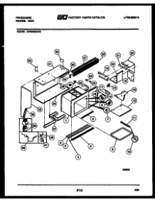 09 - Upper Body Parts parts for Frigidaire Range GPM638BDW9 from AppliancePartsPros.com