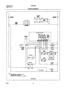 12 - Wiring Schematic parts for Frigidaire Range GSG3PZBBA from AppliancePartsPros.com