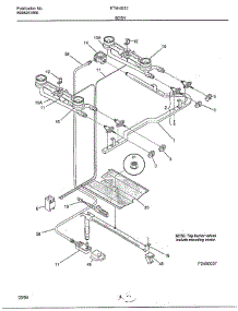 Burner parts for Frigidaire Range KTM-2813-80D from AppliancePartsPros.com