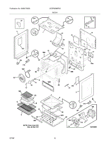 07 - Body parts for Frigidaire Range LEGFM389FEA from AppliancePartsPros.com