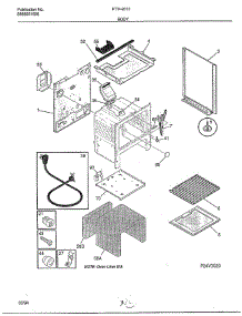 Body parts for Frigidaire Range KTM-2813-80D from AppliancePartsPros.com